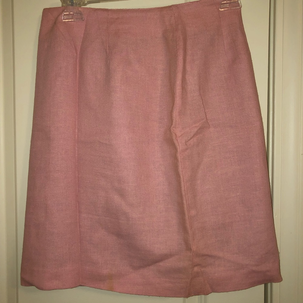 Vintage pink pencil skirt